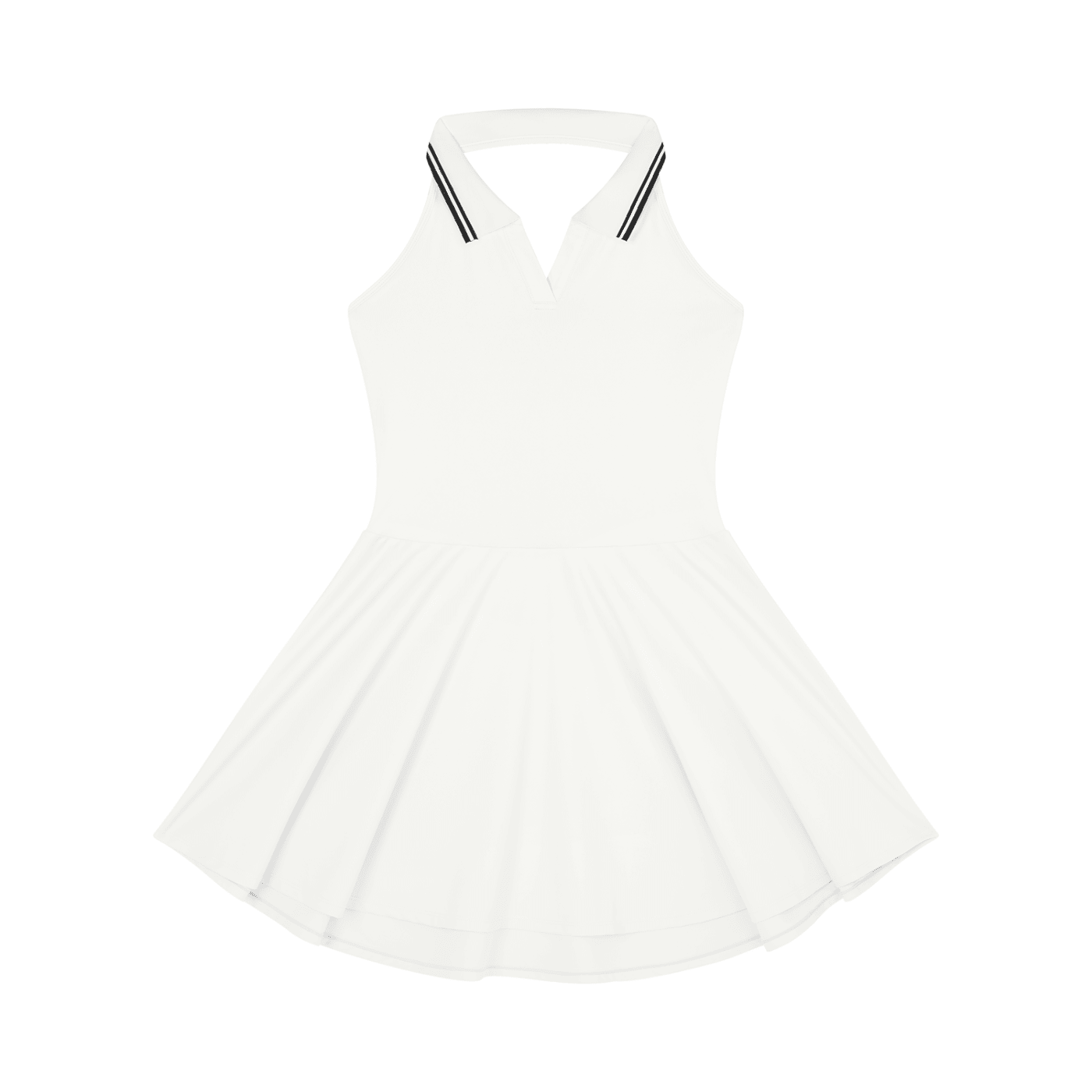 Women's Collared Halter A - Line Tennis Dress - SHEFYSTYLEWomen's Collared Halter A - Line Tennis DressODMPODSHEFYSTYLE260606PODBP3335021WhiteSSHEFYSTYLE